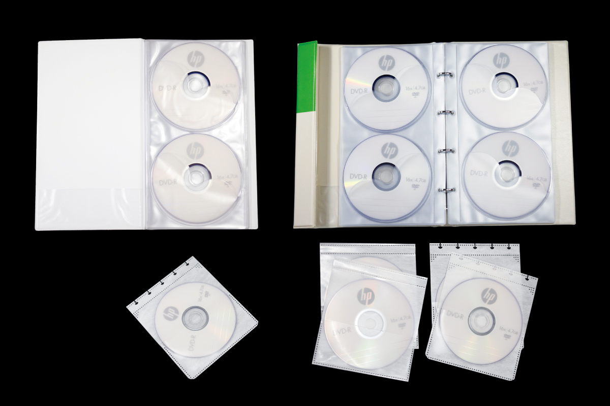 CD・DVDケース成型品・不織布品