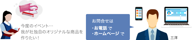 お問い合わせはお電話またはホームページで。